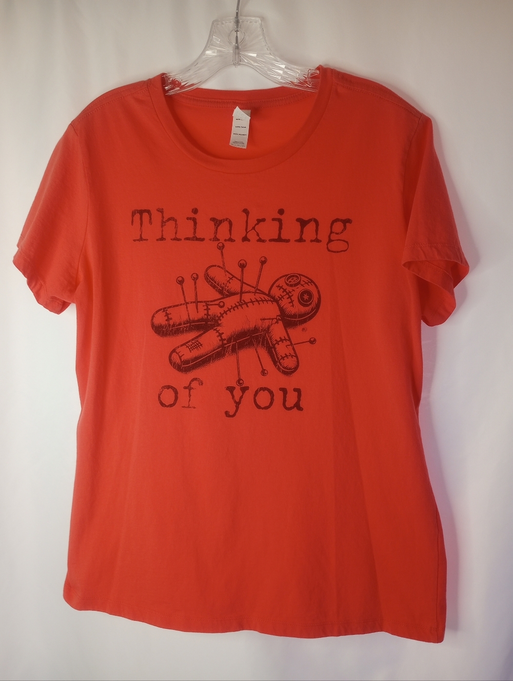 *Thinking Of You Women's Orange Shirt Size XL